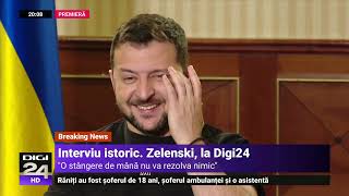 Zelenski întrebat dacă iar strânge mâna lui Putin ca să oprească războiul „Putin nu vrea asta” [upl. by Rockel829]