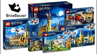 COMPILATION ALL LEGO Harry Potter 2018  Lego Speed Build for Collectors [upl. by Aicnorev]