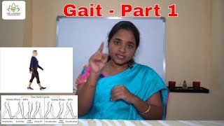 Gait part1 English  Sri Aahana Physiotherapy Academy [upl. by Jaquith]