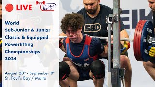 Men SJr 93 kg classic  World SubJunior amp Junior Powerlifting Championships 2024 [upl. by Worl]