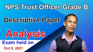 NPS Trust Grade B Descriptive English Exam Analysis 2021  NPS Previous Year Descriptive English [upl. by Limoli447]