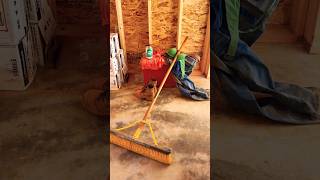 My broom has a mind of its own…😅👀 construction funny country [upl. by Abrahamsen9]