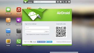 como utilizar airdroid  como pasar archivos de tu pc a android sin cables [upl. by Cherida]