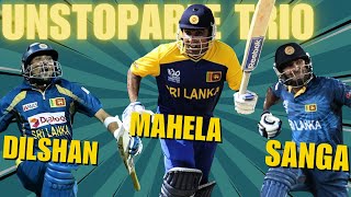 Dilshan Mahela Sanga  The best top order batting lineup 🥵🥶 [upl. by Carnahan17]