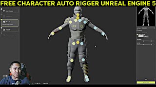 Free Character Auto Rigger Unreal Engine 5 [upl. by Adlesirk237]