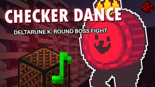 Deltarune OST  CHECKER DANCE  Minecraft Note Block Cover [upl. by Nikki48]