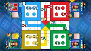 Ludo King 4 players  Ludo game in 4 players Ludo King Ludo gameplay part206 [upl. by Annayehc]