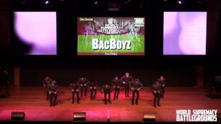 BACBOYZ  2nd PLACE  OPEN DIVISION  WSB 2014 [upl. by Hanford]