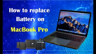 How to replace the battery on a MacBook Pro A1706 [upl. by Janik]