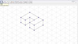 PLTW DM 12  Using Isometric Grid Paper in GeoGebra [upl. by Ellebyam]