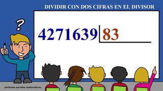 Truco para hacer divisiones de dos cifras en Educación Primaria [upl. by Adine607]