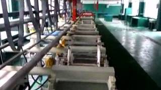 Electroplating singlearm barrel plating automatic production line [upl. by Vivi]