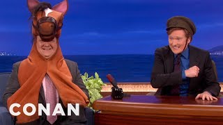 quotWar Horsequot Oscar Nominee ReEnactment  CONAN on TBS [upl. by Ciri]