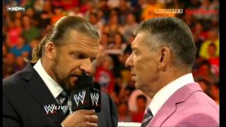 Full Triple H Returns and Fires Vince McMahon 22 7182011 [upl. by Kirshbaum]