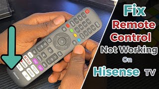 Hisense TV Remote Control Not Working How to Fix Unresponsive Hisense Remote [upl. by Edithe]