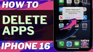 How to Delete Apps on iPhone 16 [upl. by Lilas397]