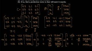 Linear Algebra 111 Leontief InputOutput Models [upl. by Ykcim]