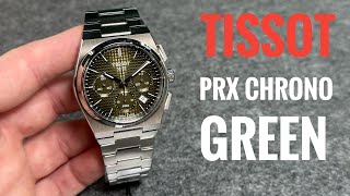 Tissot PRX Automatik Chronograph Grün T1374271109100  Review   OlfertampCo [upl. by Nmutua]