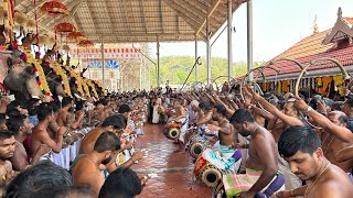 Uthralikkavu Pooram 2024  Enkakkad Desham  Panchavadyam  Kunissery Aniyan Marar amp Team [upl. by Thornie]