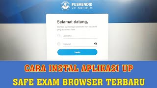 Cara Instal Aplikasi Safe Exam Browser SEB untuk Uji Pengetahuan UP PPG Guru Umum Kemdikbud [upl. by Zug862]