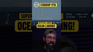 SpaceX Starship Booster Attempts Ocean Landing on Flight Test 6 [upl. by Xymenes431]