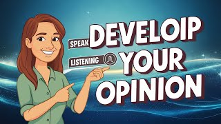 Develop Your Opinion in English Speaking and Listening at B2 Level [upl. by Kirimia987]