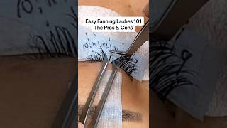 How to Use Easy Fan Lashes  The Pros and Cons of Easy Fanning Lashes  Fans Closing Best Glue etc [upl. by Enilkcaj]