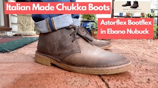 Reviewing the Astorflex Brownflex Chukka Boots in Ebano Nubuck  Relaxed Italian Style [upl. by Bevan]