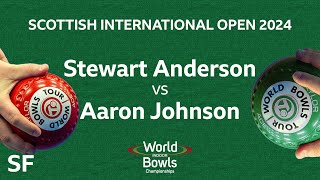 Scottish International Open 2024  Stewart Anderson vs Aaron Johnson  Day 3 Match 2 [upl. by Aneeg]