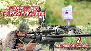 RIFLE PCP TIROS A LARGA DISTANCIA 160 metros airgunshooting tirodeportivo pcpairguns [upl. by Ibrad]