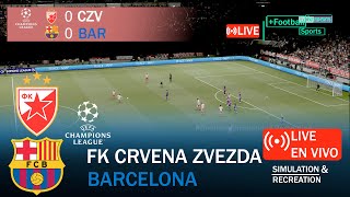 🔴 BARCELONA VS ESTRELLA ROJA PARTIDO EN VIVO  CHAMPIONS LEAGUE  JUEGA LAMINE YAMAL FULL MATCH [upl. by Valoniah]