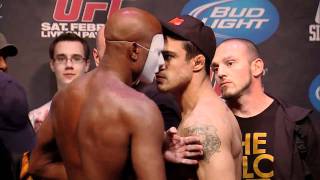 Silva vs Belfort  The Staredown [upl. by Atsev]