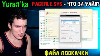 pagefilesys  Что за файл Как уменьшить размер\Удалить  Как увеличить\уменьшить Файл подкачки [upl. by Lebiralc]