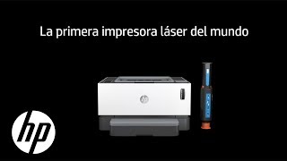 ¿Cómo recargar el tóner en las impresoras HP Neverstop Laser  HP [upl. by Atiras]