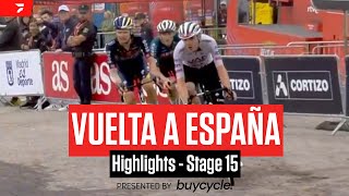 Vuelta a España 2024 Stage 15 Highlights [upl. by Roxanne]