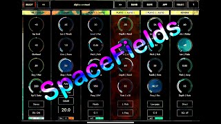 SpaceFields  Space Ambient Machine  Your Journey Starts Here  iPad Tutorial [upl. by Anairb]