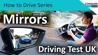 When to check mirrors  Driving test UK [upl. by Ardnassak257]