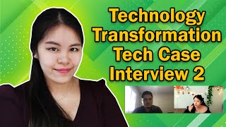 Mock Technology Consulting Case Interview Tech Transformation  CAREER COACHING WITH CHRISTINE [upl. by Max]