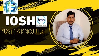 IOSH Managing Safely MODULE 1 gti GLOBAL technical institute  Engr Ijaz Munir hse trainer [upl. by Ecyarg]