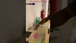 Titration Experiment Use NaOH Phenolphthalein HCL [upl. by Deste]