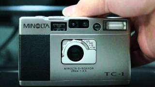 minolta TC1 精緻的開關機 [upl. by Artimas]