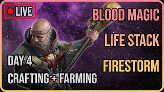 Crafting Endgame Gear  Blood Magic Life Stack Firestorm Inquisitor [upl. by Chappie]