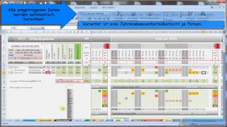 Excel Jahreskalender vollversion gratis von AmigOOhrTime [upl. by Corilla]