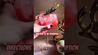 ✨Holiday Aperol Spritz🍷🍓☃️recipe holiday 🎄cocktail ✨ [upl. by Lefty]