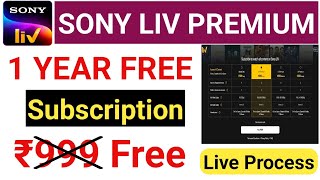 SonyLiv Premium Subscription  Free SonyLiv Subscription Code [upl. by Aholla]