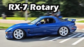 Mazda RX7 Turbo Rotary Engine Sound Accelerations [upl. by Ahsinirt372]