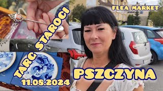 PSZCZYNA TARG STAROCI 11082024 FLEA MARKET ANTYKI SREBROWINTAGE CZ1 [upl. by Elocan558]