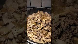 Condimento per pastasciutta con funghi cardoncelli e carne macinata con varie spezie 🤤 semplici [upl. by Erdnoed438]