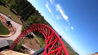 Freizeitpark Plohn Dynamite onride POV 2019 [upl. by Uohk]