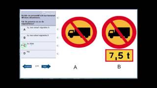 DRIVING LICENCE THEORY TEST PART 4KÖRKORT TEORI PROV [upl. by Tabbitha]